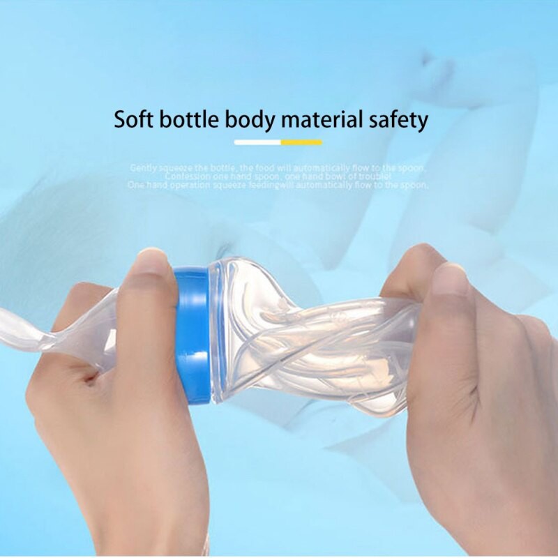 Botol Sendok Bayi Silikon | Botol Sendok Makan Bayi | Botol Dot Silicone Sendok Makan Bayi