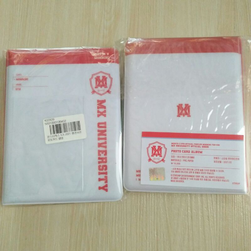 MONSTA X FANCON UNIVERSITY PC ALBUM