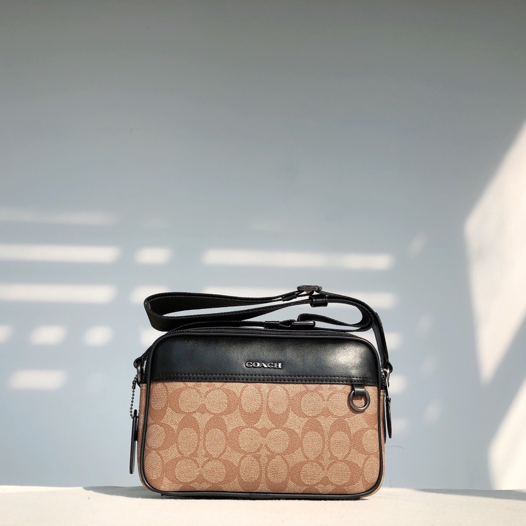 The latest COACH 4149  Coach Outlet Hot Selling Classic Men's Shoulder Crossbody Bag