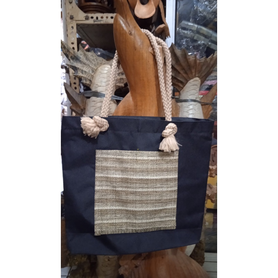 Tas panggul kain denim Totebag bali