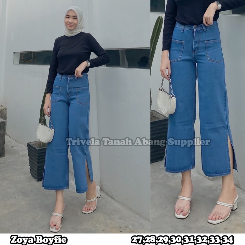 Zoya Boyfie Jeans Wanita