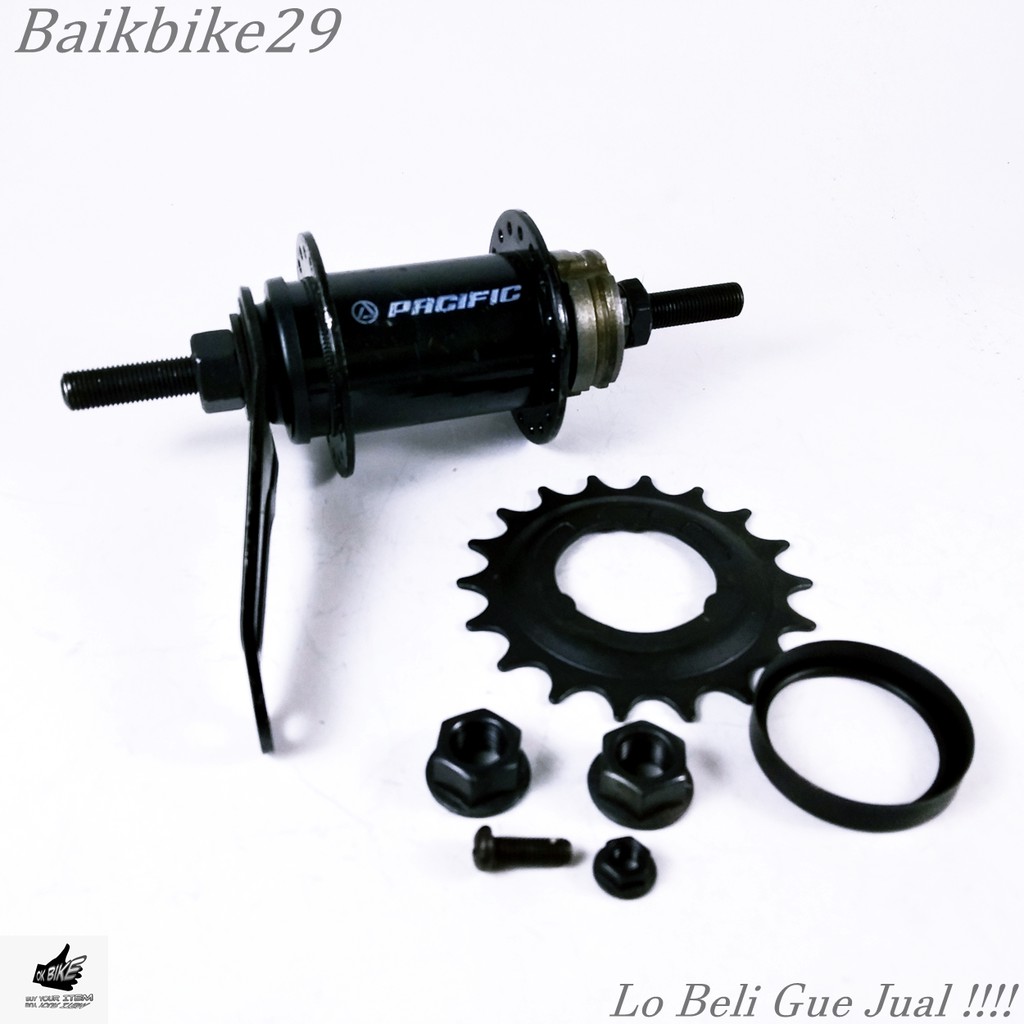 Hub Torpedo 36 Hole Warna Hitam fixie Universal