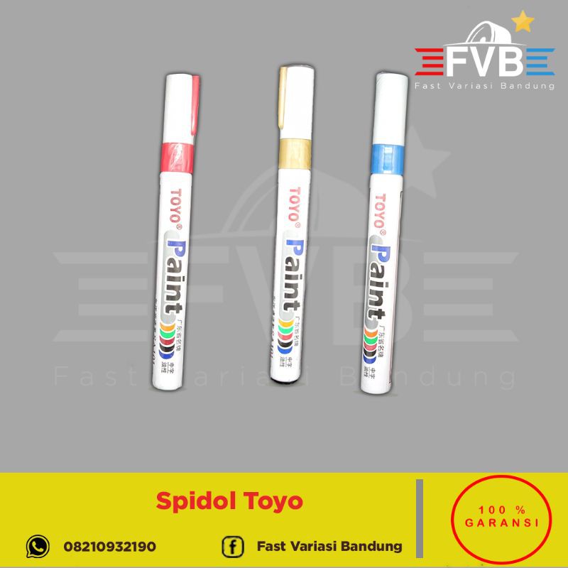 spidol toyo paint original ban / TOYO PAINT segel fastVarBDG