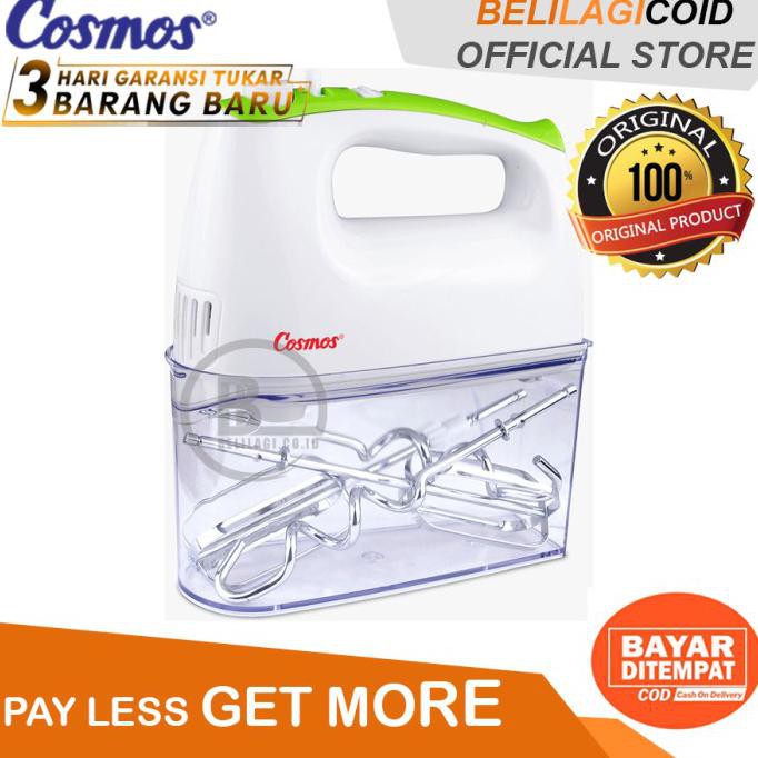 Cosmos Hand Mixer Cm 1579 / Mixer Cm1579 - Putih - Promo 