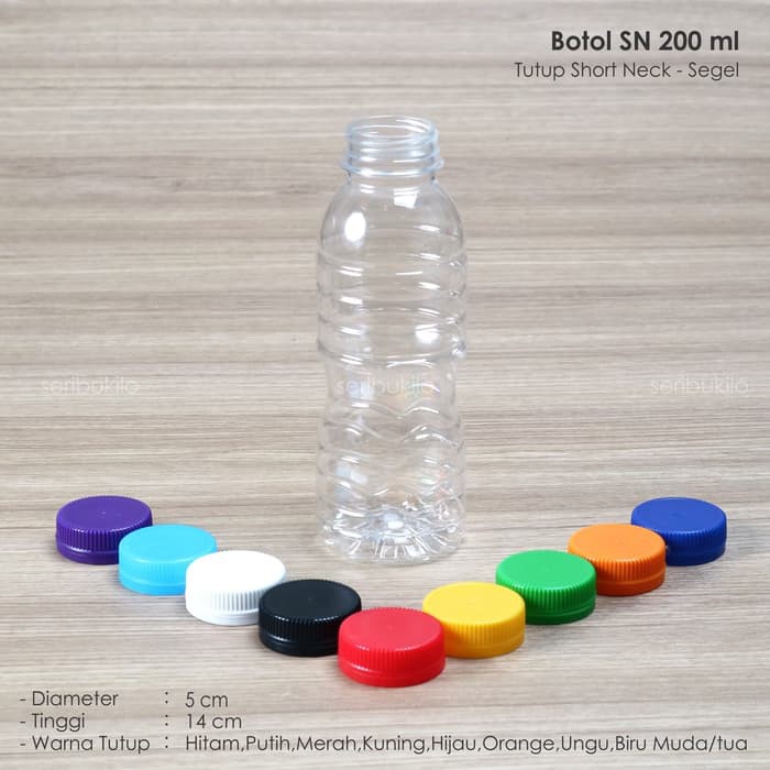 Botol Plastik 200 ml SN /Botol Juice 200 ml - SN/ Botol AMDK 200 ml