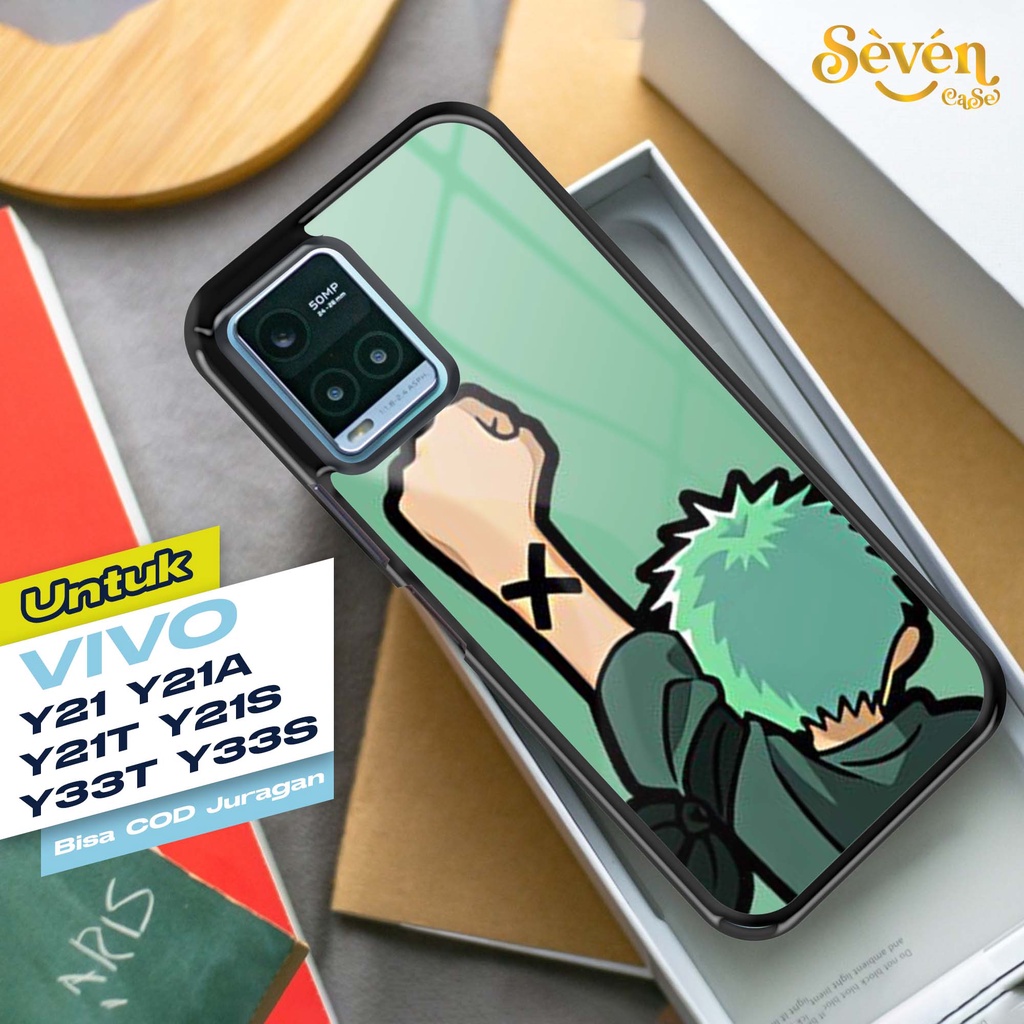 7 Case Hardcase VIVO Y21/Y21A/Y21T/Y21S/Y33T/Y33S Case OP 2 GLOSYY 2D Case - Cassing Handphone Untuk