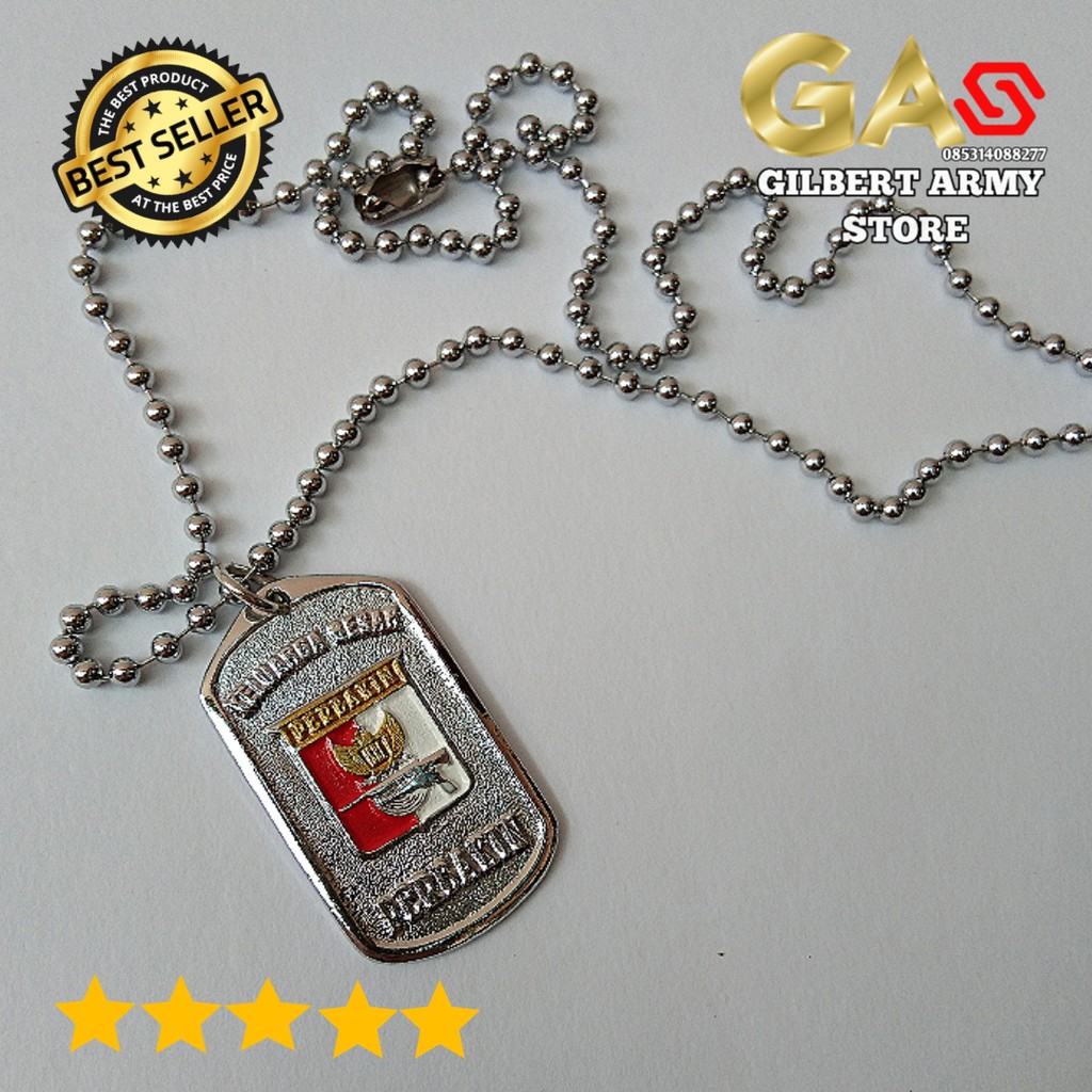 GILBERT ARMY STORE- Kalung logo perbakin -Kalung Pria Cor Perbakin-Grosir Kalung Army Militer