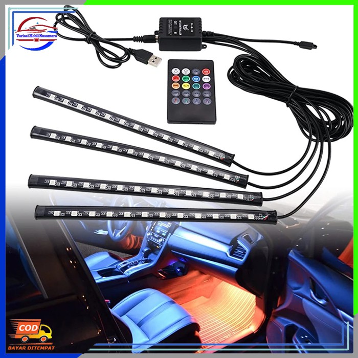 Lampu Led Dashboard Variasi Dalam Mobil 12-24 Volt
