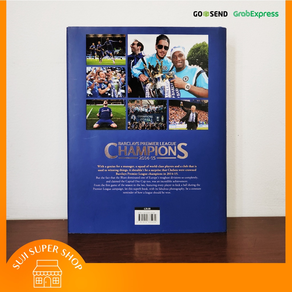 Chelsea FC Champions Book 2014/2015 | Buku Perjalanan Chelsea FC Juara Liga Inggris Season 2014/2015 Import Hardcover