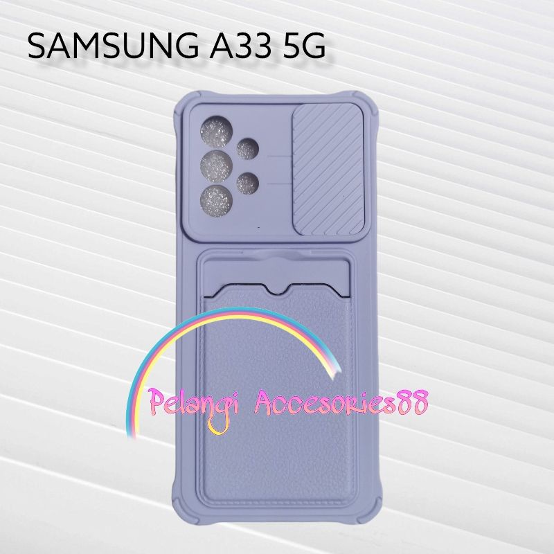 CASE SAMSUNG A33 5G SOFTCASE SLEDING WARNA WARNI