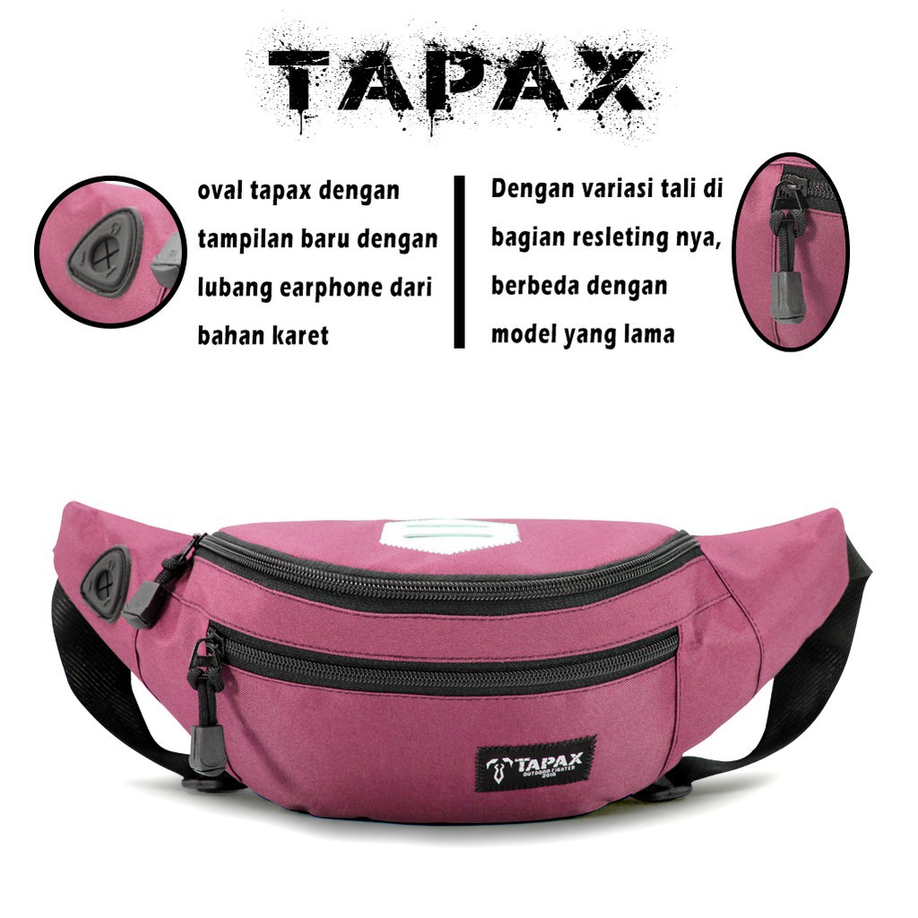 Tas Waistbag Pria Casual Oval Zetshop