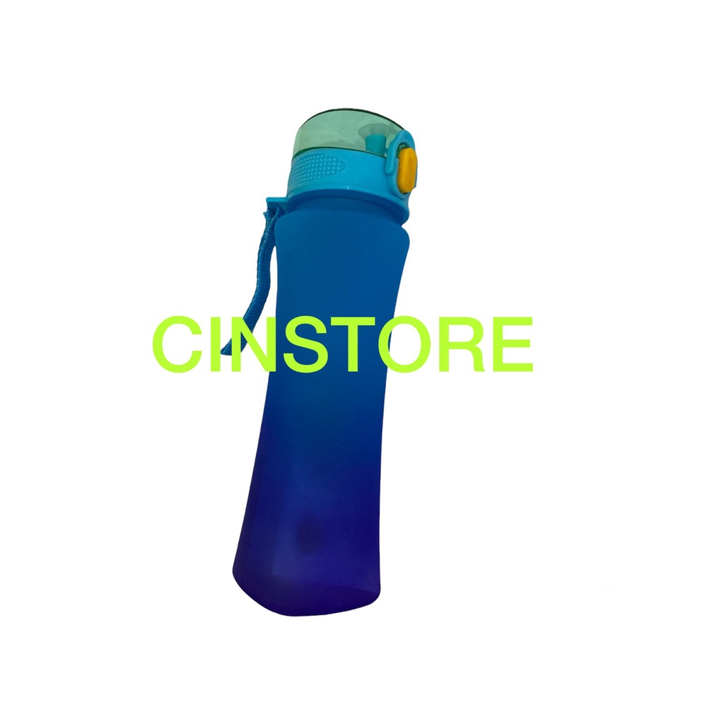 Botol Minum Motivasi 800mL Korea Viral/Botol Gradasi/Botol Lucu 2 Warna