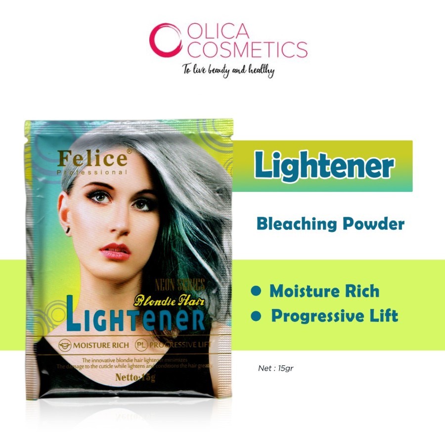 Felice Bleaching Powder/ Lightener Sachet 15gr (Bubuk Biru)