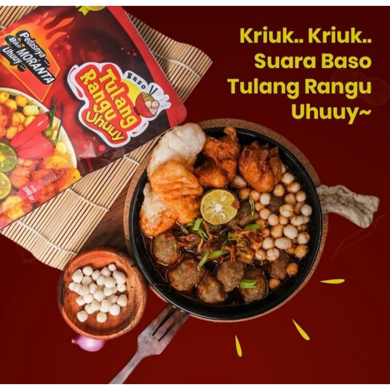 

Baso Tulang Rangu Sapi Premium Uhuuy - Baso Aci Tulang Rangu - Bakso Tulang Rangu