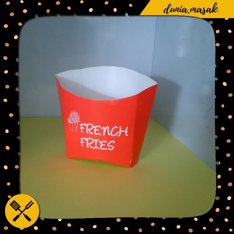 

Box French Fries Dus French Fries Kecil Kemasan Kentang Goreng 50 Pc Unik Murah Berkualitas