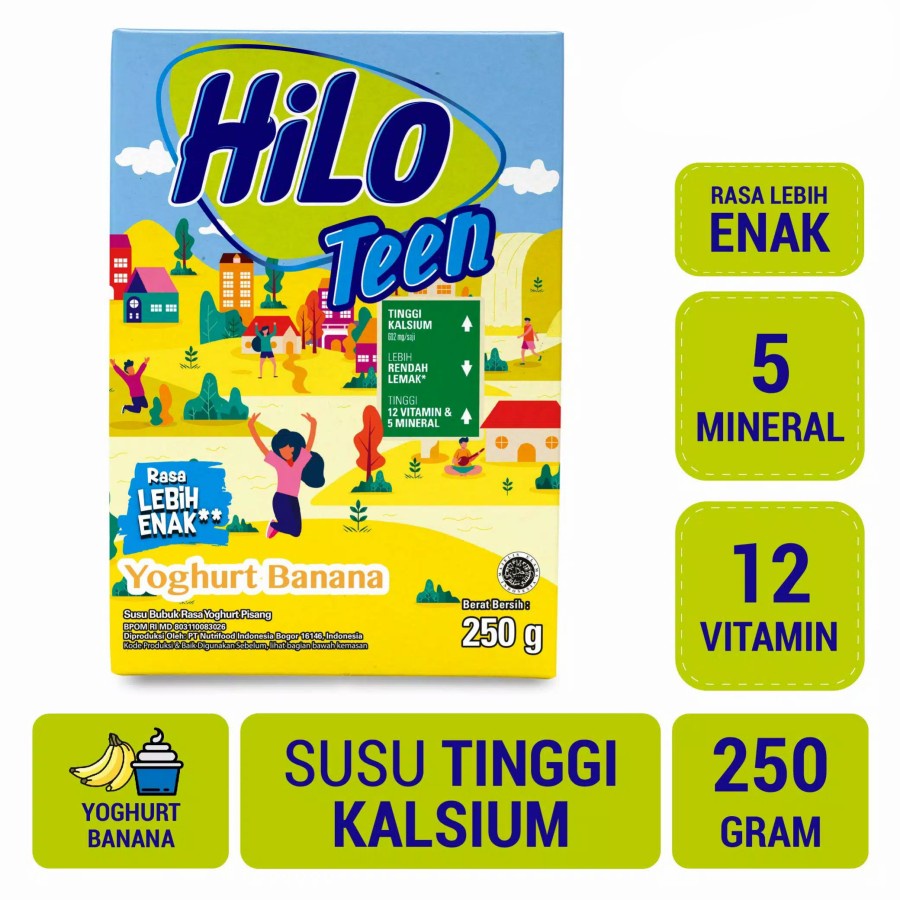 

Hilo Teen Yoghurt Banana 250 gr