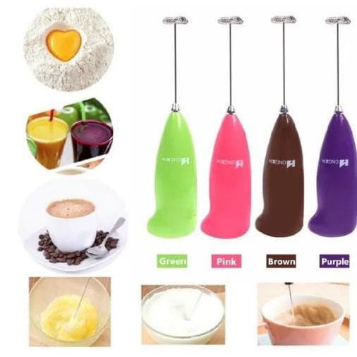 TERLARIS!!! MINI HAND MIXER PORTABLE HONGXIN / PENGADUK ELEKTRIK + FREE BATERAI 2PCS