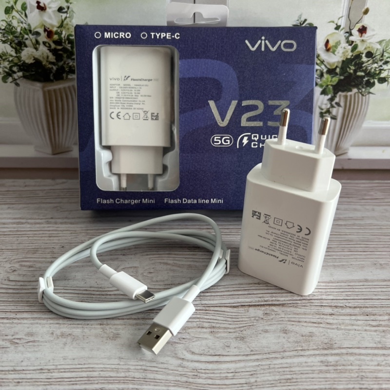 CHARGER VIVO 44W SUPPORT FAST CHARGING ORIGINAL