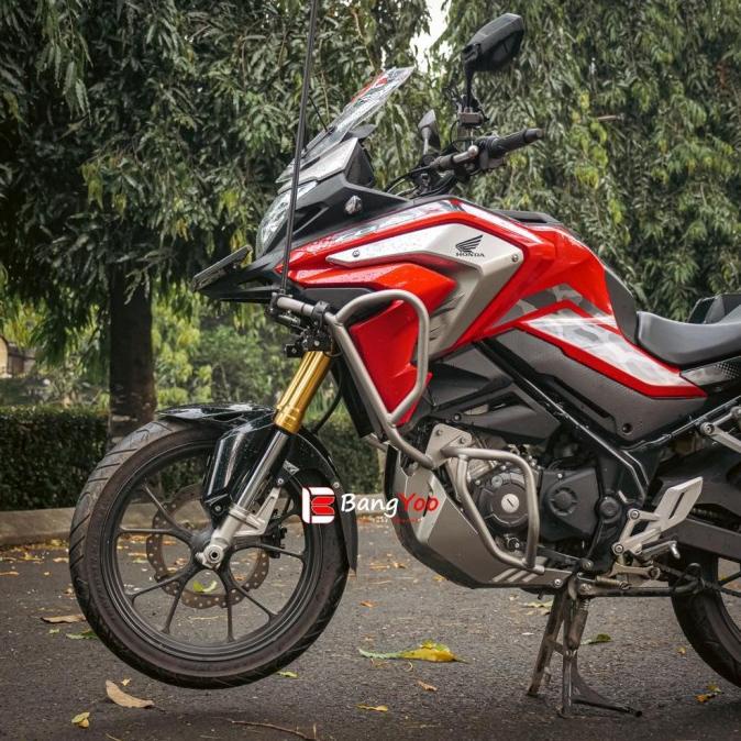 BREKET BRAKET CRASHBAR HONDA CB150X CB 150X BRAKET PELINDUNG BODI