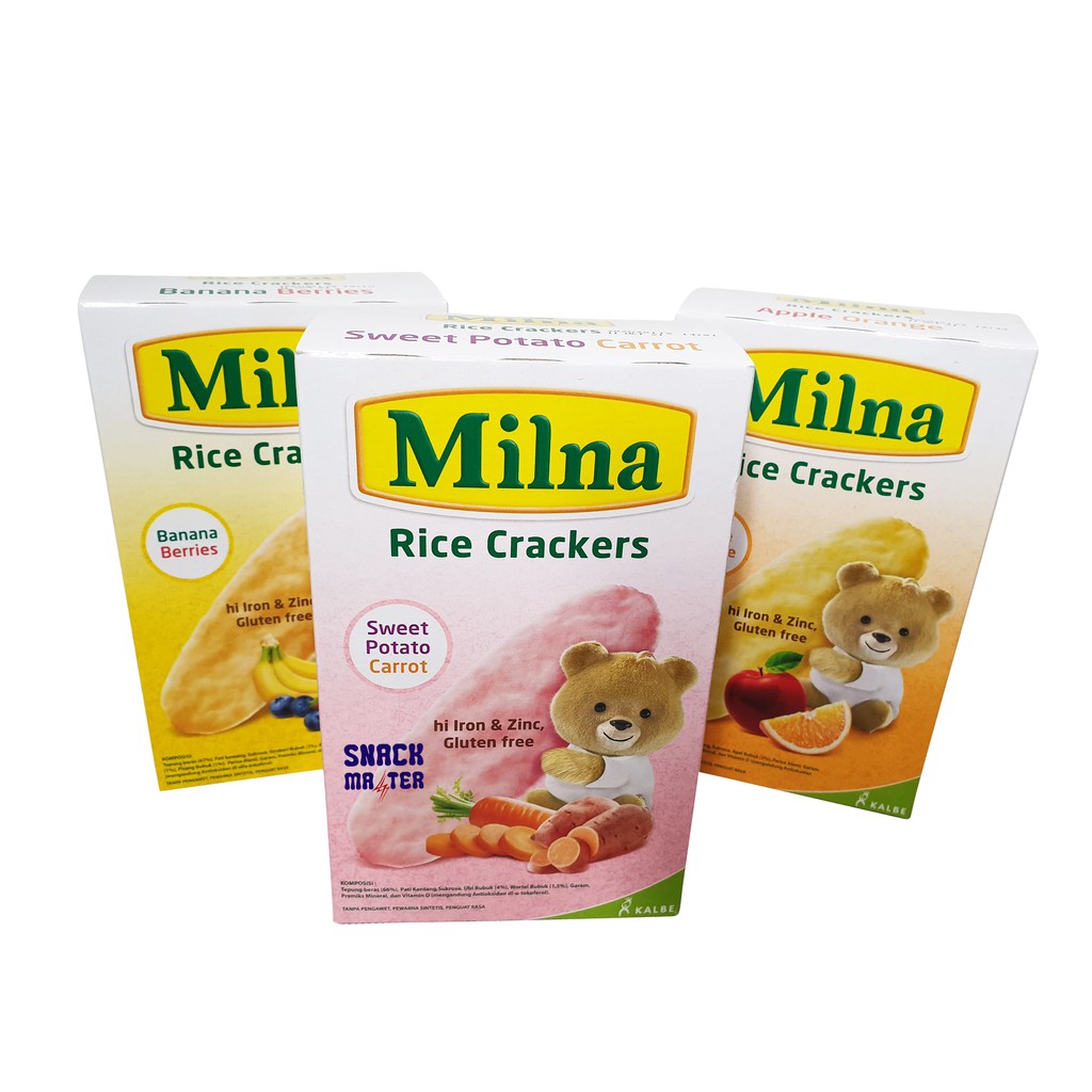Milna Rice Crackers Gluten Free - Netto 20 gr