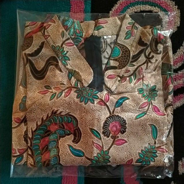 Batik Tunik Shibori Jumputan Terbaru All Size 106cm / Hrb026 Yelbor Navbor / Biru Putih / Original..