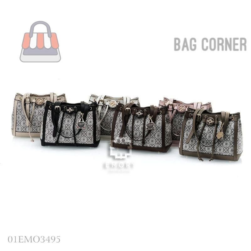 BagCorner - TAS SELEMPANG WANITA EMORY IMPORT BRANDED BATAM Alluna Series 01EMO3495