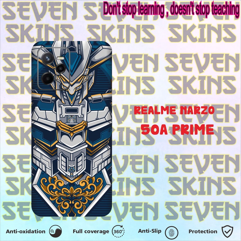 SKIN HANDPHONE DAPAT 2 PCS REALME NARZO 50A PRIME  ROBOT