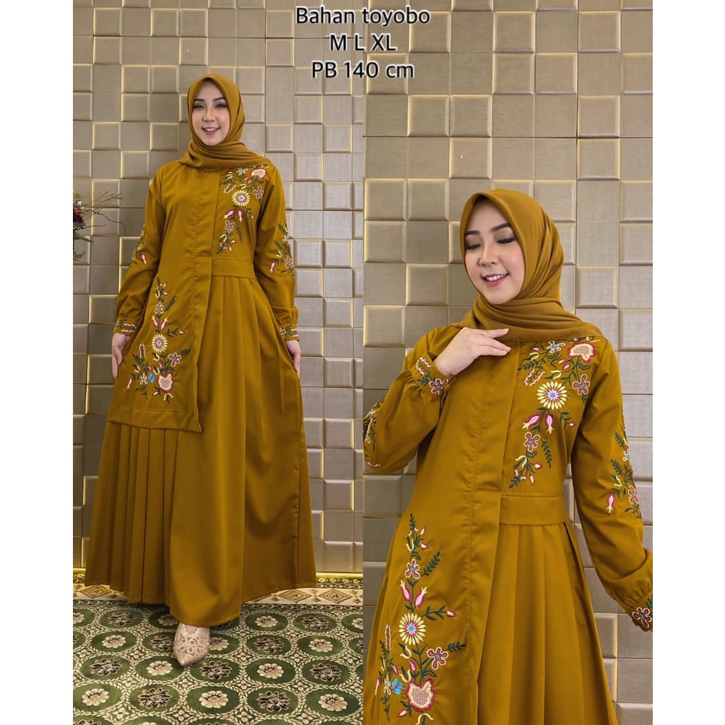 GAMIS BORDIR//GAMIS TOYOBO//GAMIS BORDIR TERBARU//GAMIS KATUN BORDIR//GAMIS COD