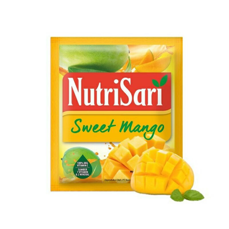 

Nutrisari Sweet Manggo 1 Renceng