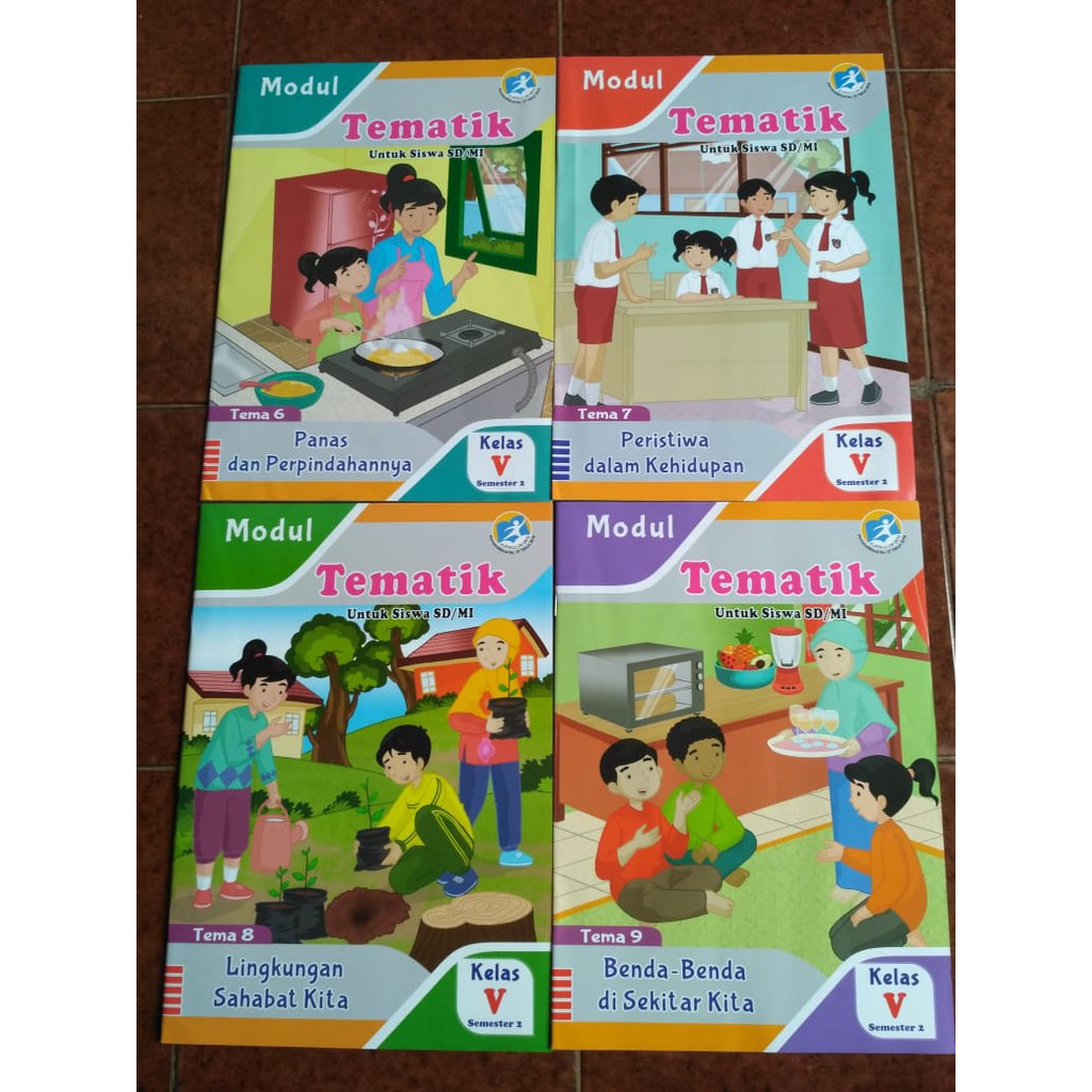 Buku Paket LKS Tematik kelas 5 SD/MI Tema 6,7,8,9 Semester