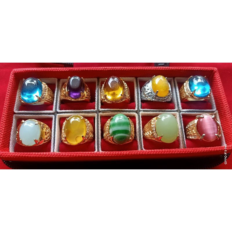 PROMO Cincin batu akik/batu alam/batu asli