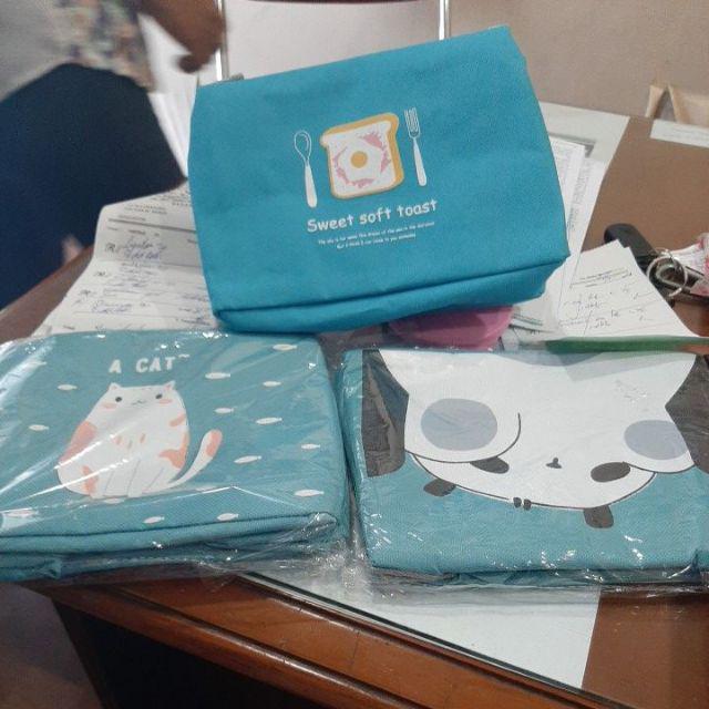 Tas Bekal Lunch Bag Anak Karakter Lucu Cute Aluminium Foil Import