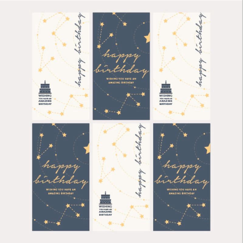 

Amplop Angpao Ulang Tahun (Birthday Money Envelope) - Star