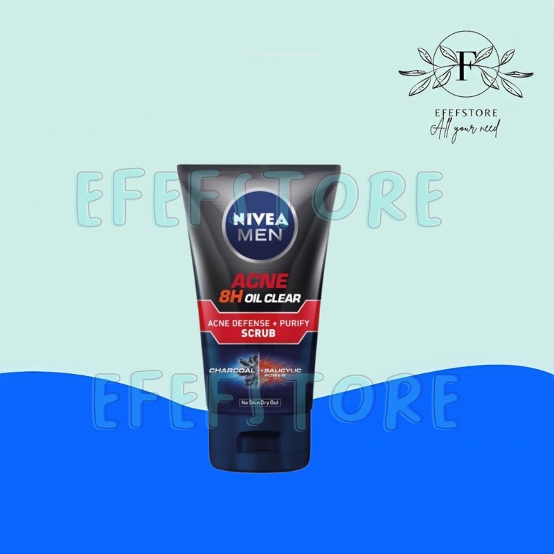 Nivea Men Facial Foam | Facial Scrub 100gr