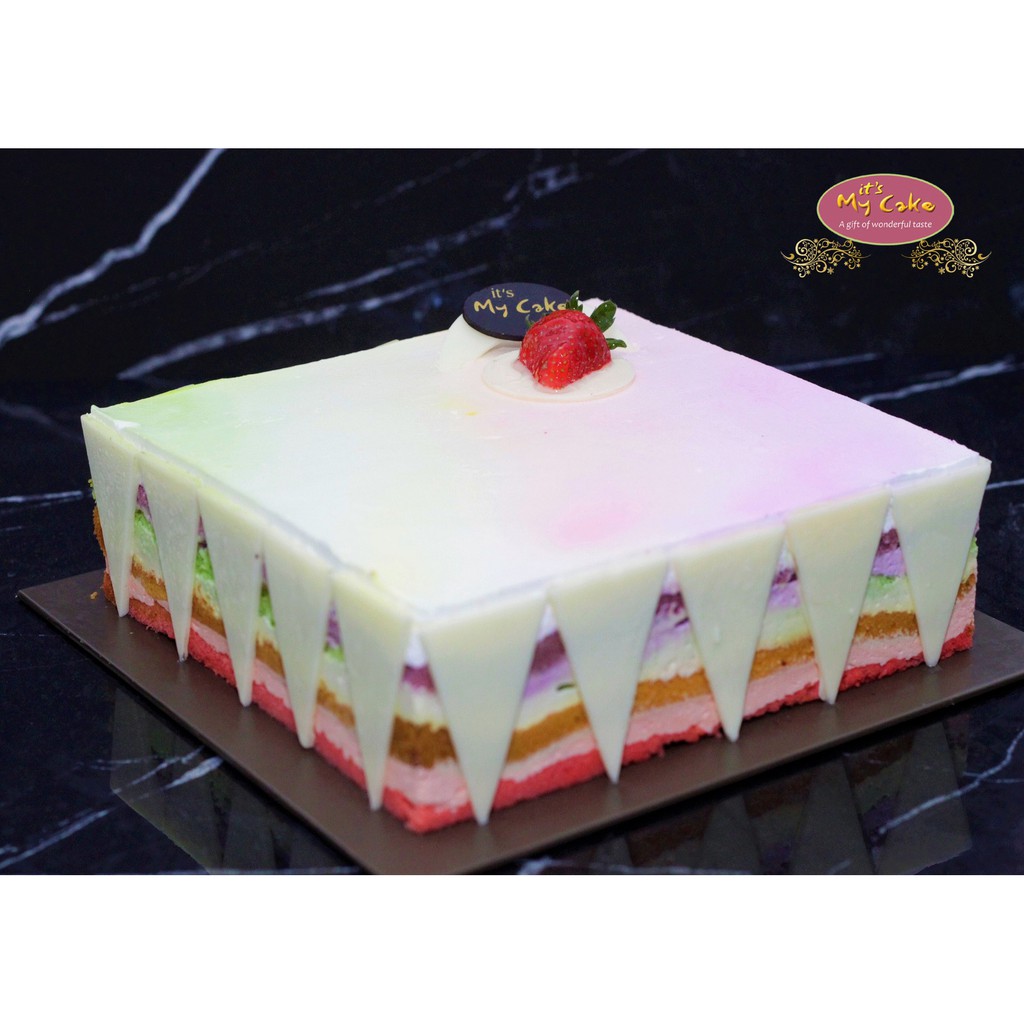 

Rainbow Cake Its My Cake Jakarta