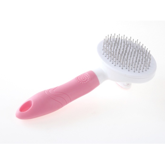 Sisir Anjing Kucing Otomatis Hewan Sheeding Brush Automatic Pet Comb Sheeding Grooming Cat Dog bulu