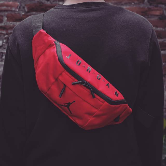 Waist Bag Air Jordan Jumpman Crossbody Pack Gym Red ORIGINAL