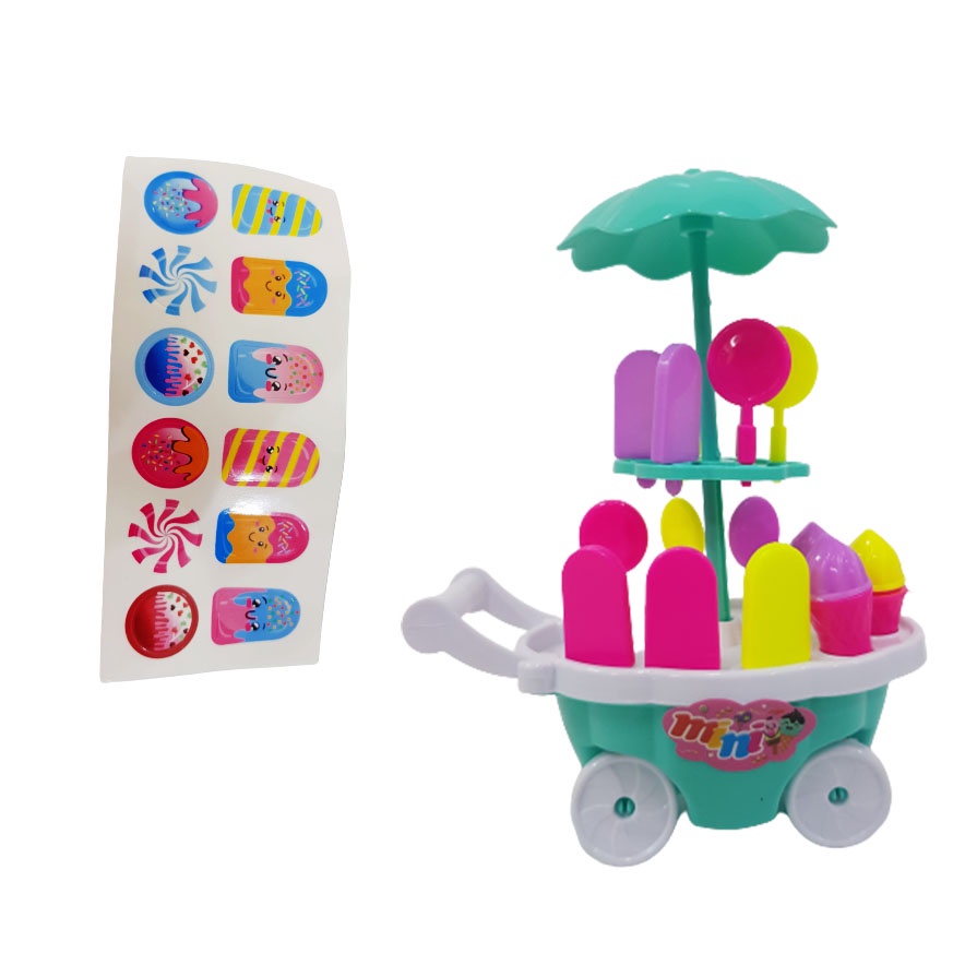 Mainan Ice Cream Stroler/ Mainan Gerobak Eskrim 526