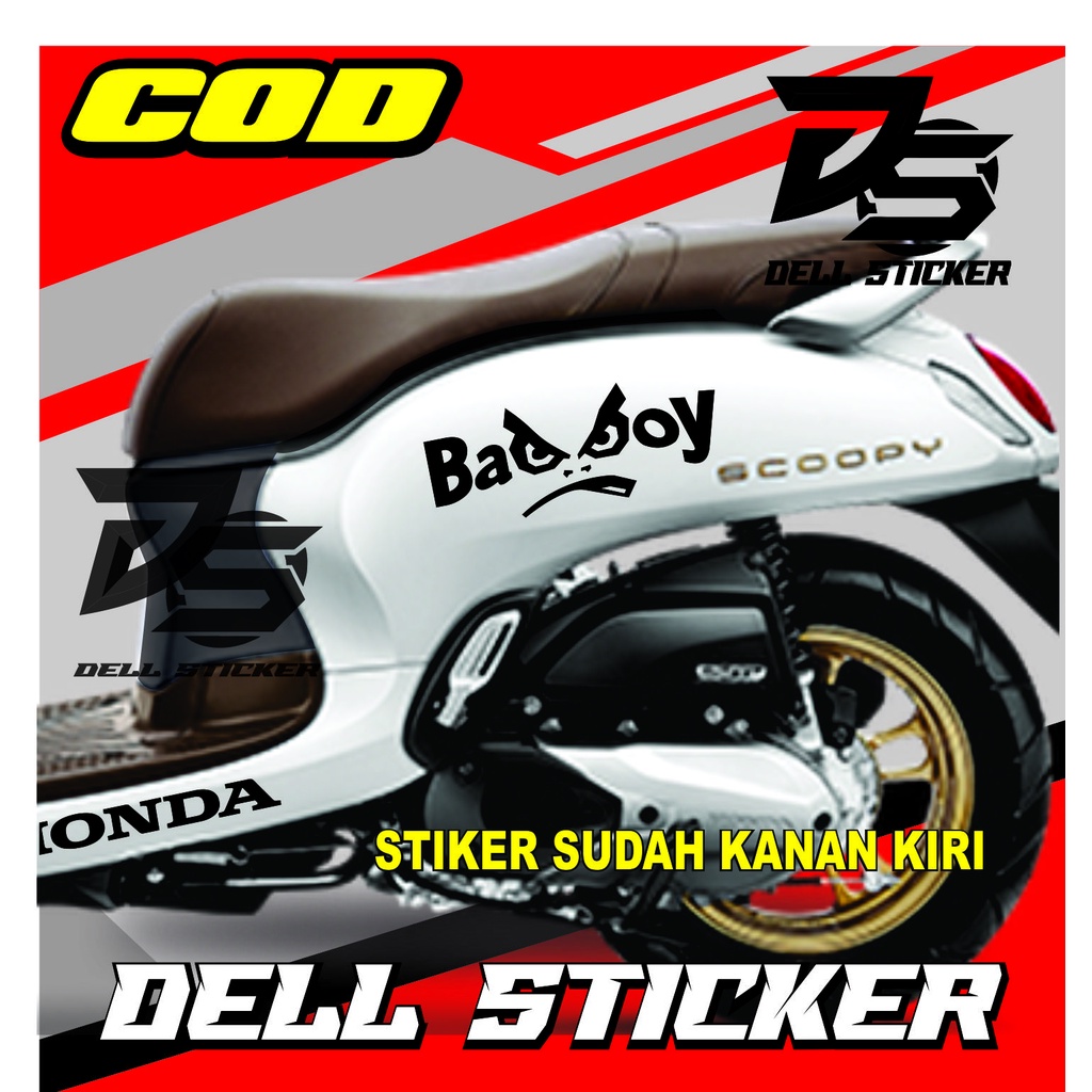 Stiker Striping Scoopy BAD BOY Cutting stiker scoopy 2017-2022