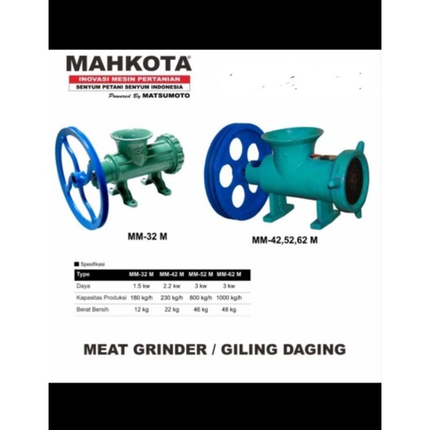 GILINGAN DAGING MAHKOTA MM 32