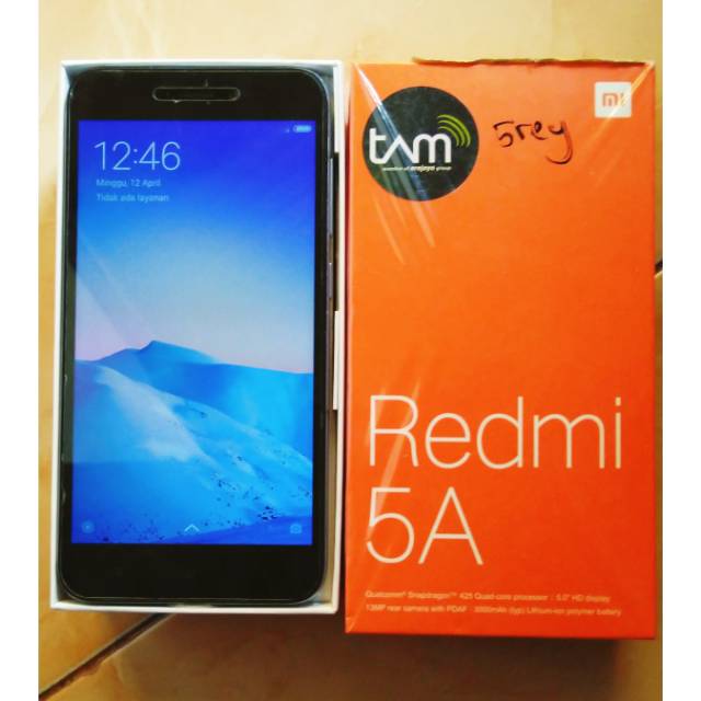 Xiaomi redmi 5A grey 2/16 GB second bekas