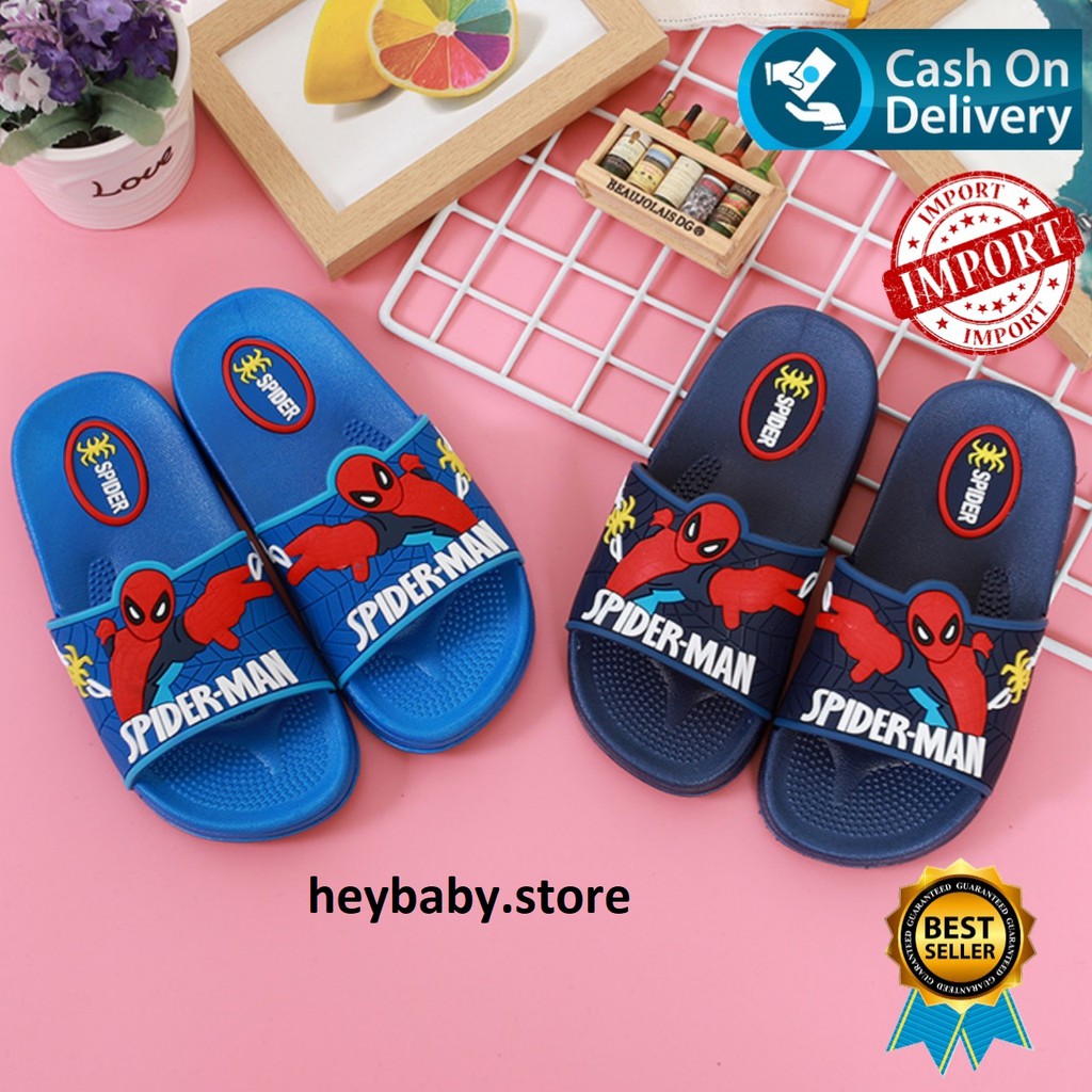 hb SANDAL HERO WEB MV Sandal Anak Selop Karet Import