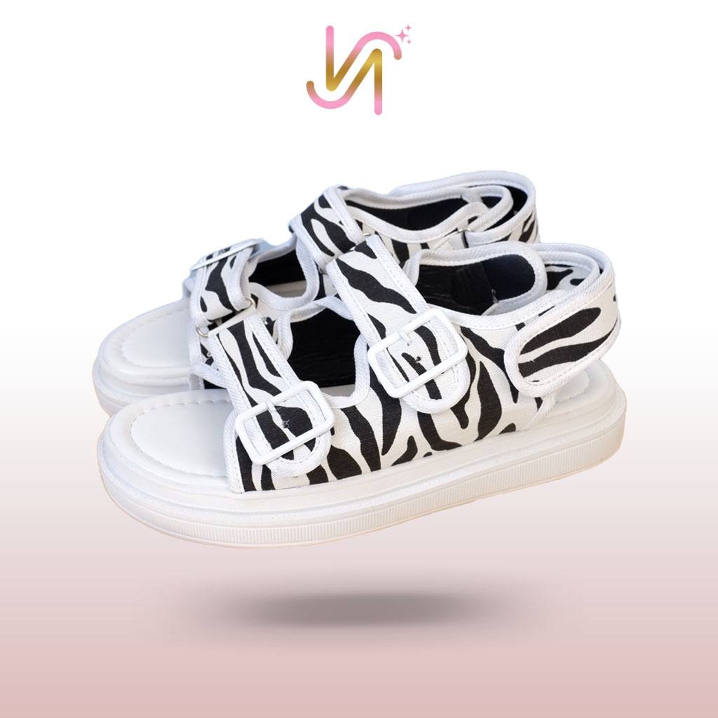 NADILASTUFF [ASLI] ZEBRA PLATFORM 'BISA COD' Sandal Wanita PREMIUM IMPORT REALPICT KUALITAS TERBAIK &amp; BEST SELLER