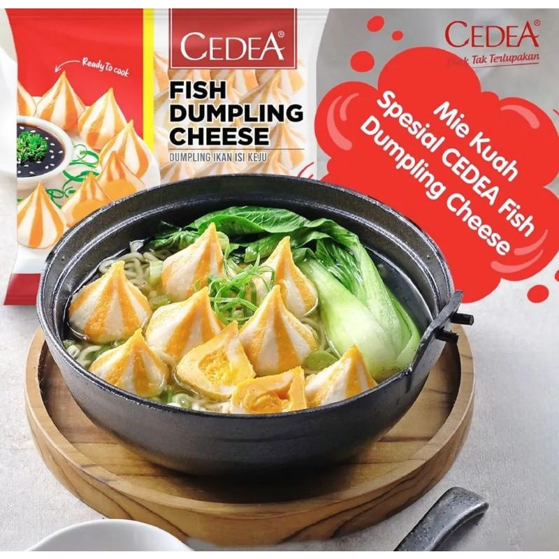 CEDEA fish dumpling cheese 500gram frozen