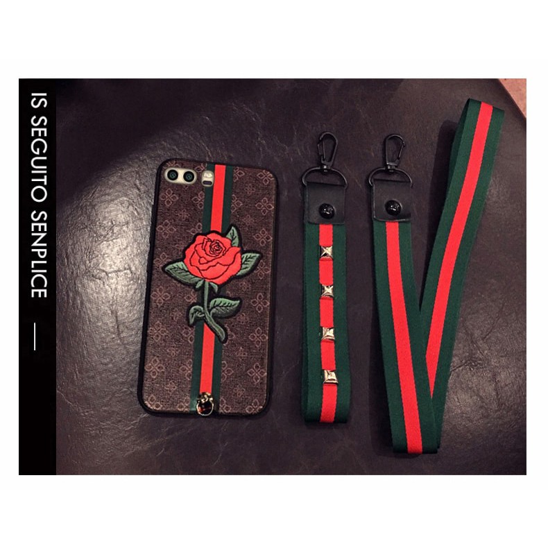 Rose Fuze Case Lanyard Oppo F7 F5 A71 A83 F1s IPhone 6 Redmi S2 Note 4 Redmi Note 5 Vivo V5 V9 Y83