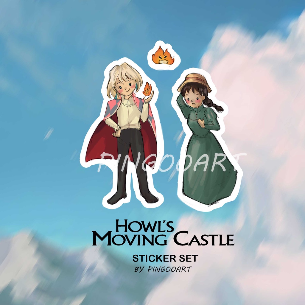 

Pingoo - Ghibli Howl's Moving Castle Stickers