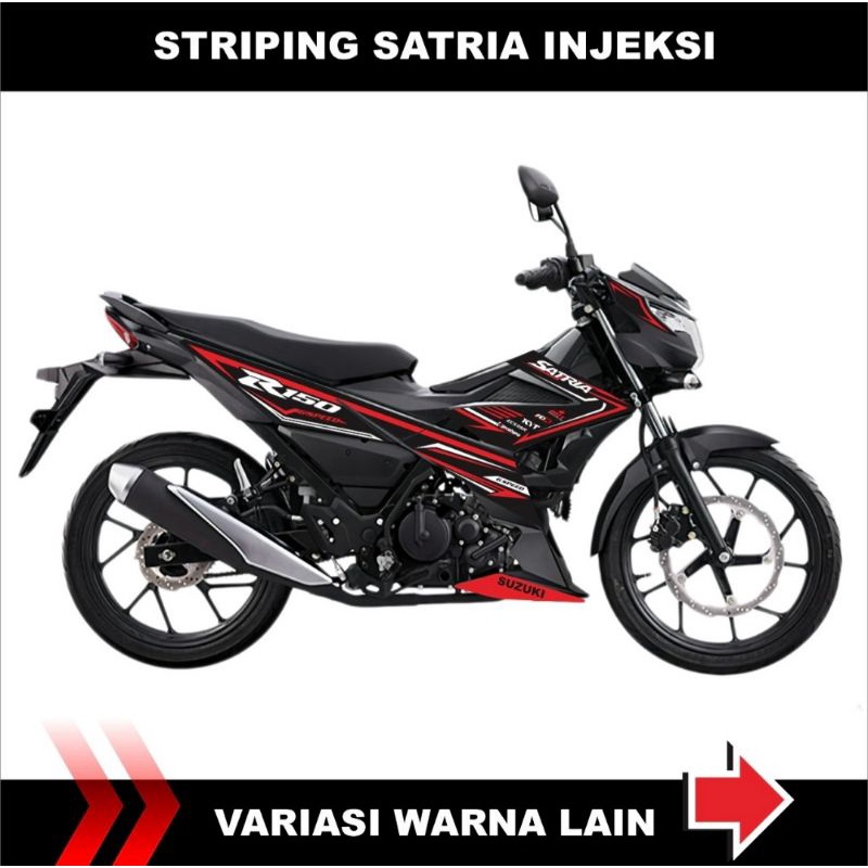 STRIPING VARIASI SATRIA INJEKSI SATRIA FU Fi STICKER SATRIA Fi VARIASI FU FI SATRIA INJEKSI