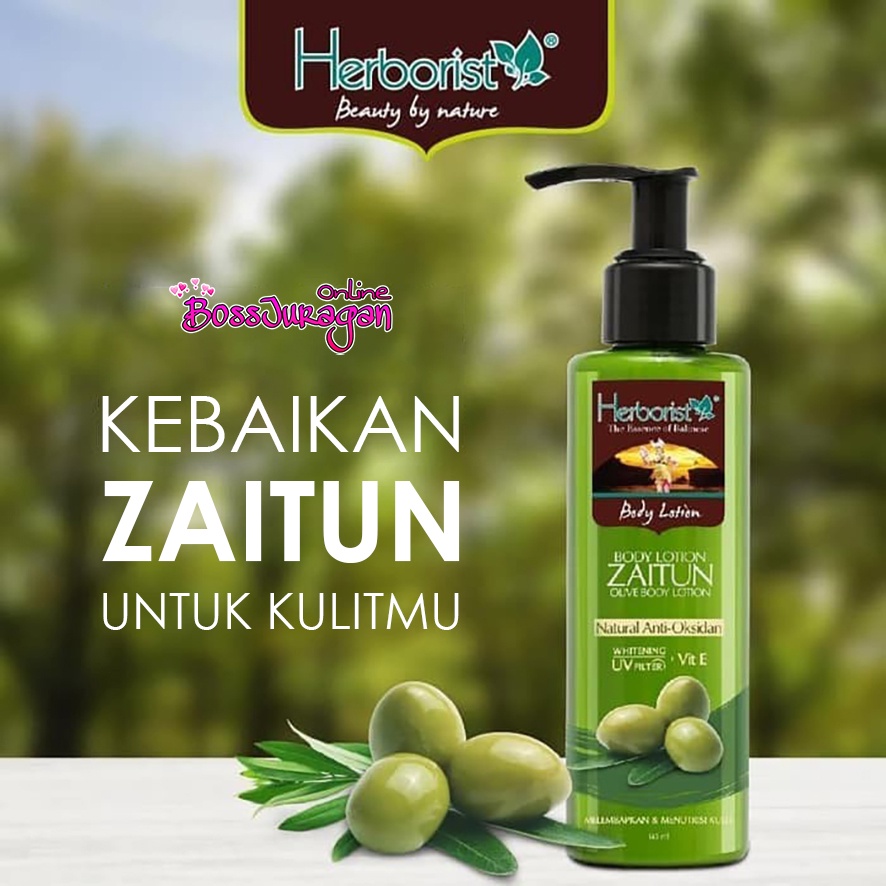 (BOSS) Herborist Body Lotion Zaitun - ZAITUN 145ML