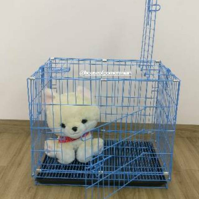 Kandang lipat besi anjing kucing kelinci / kandang besi pagar dog cat cage