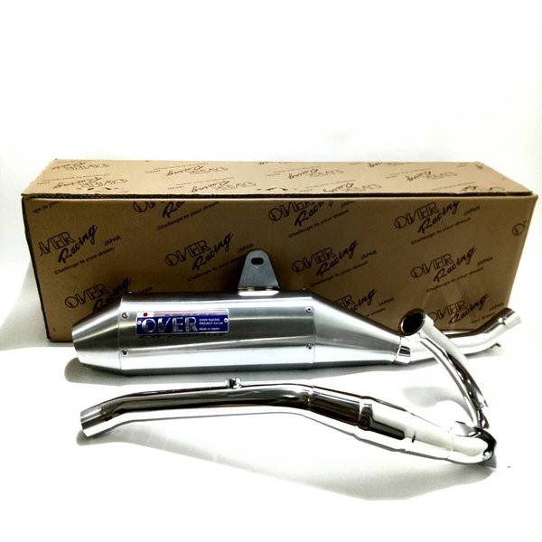 Knalpot over  racing honda crf 250 rally merk over racing full system original